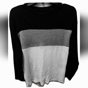 Colorblock Black Thermal Shirt 14-16 Husky